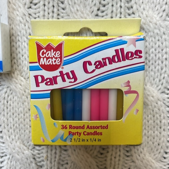 NWOT Birthday candles 7 pk lot. 77 candles in total numerical combinations - Picture 13 of 14
